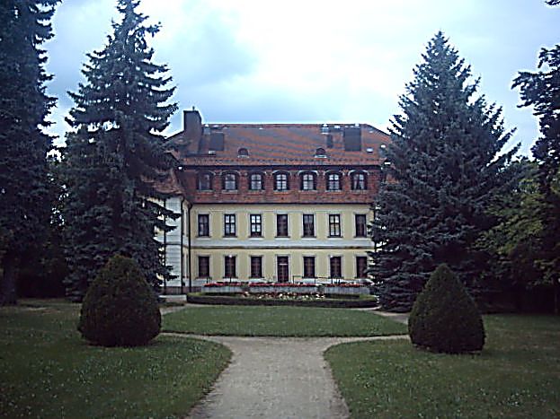 Zinzendorf's home in Herrnhut built in the revival beside the Moravian Church
