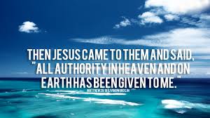 Mt 28,18 all authoirty